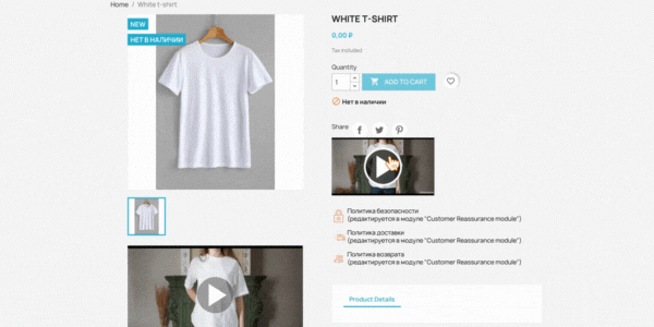 PrestaShop Viqeo video module