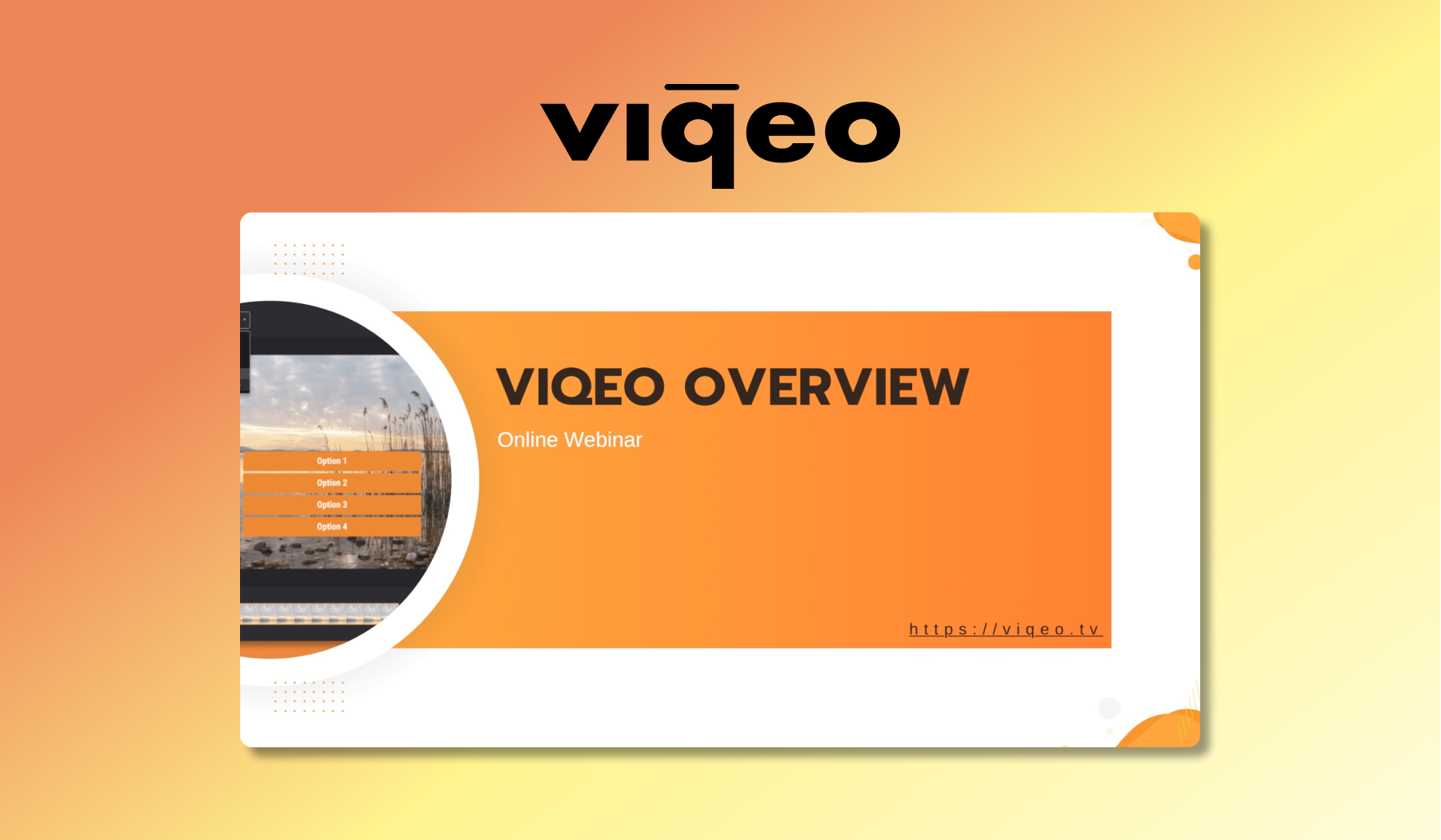 Viqeo Overview webinar