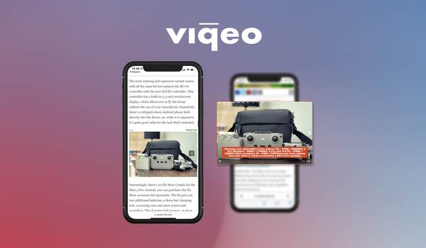 Killer features: Article-to-Video player