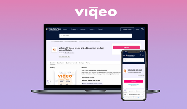 Viqeo Becomes Official PrestaShop Partner